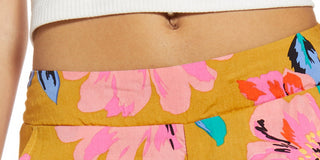 Billabong Women's Cut Through Pant Pink Size M