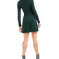 French Connection Women's Bayou Sapphire Beau Lula Dress Green Size 10