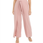 Bar III Women's Wide Leg Tie Front Pants Pink Size XXS