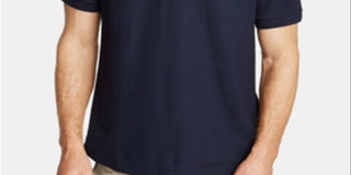 Nautica Men's Classic-Fit  Embroidered Logo Polo  Blue Size M