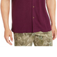 Tommy Bahama Men's Weekend Tropics Silk Shirt Purple Size XXXL