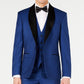 Ryan Seacrest Distinction Men's Slim-Fit Stretch Cobalt Shawl Lapel Tuxedo Jacket  Blue Size 46