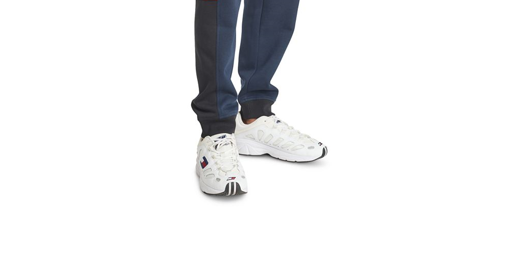 Tommy Hilfiger Men's Colorblocked Sweatpants Dark Blue Size XXL