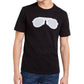 Michael Kors Men's Reflective Aviator Graphic T-Shirt Black Size Large