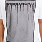 INC Mens T-Shirt Embellished Tee Mesh Sequin White Size 4XLT