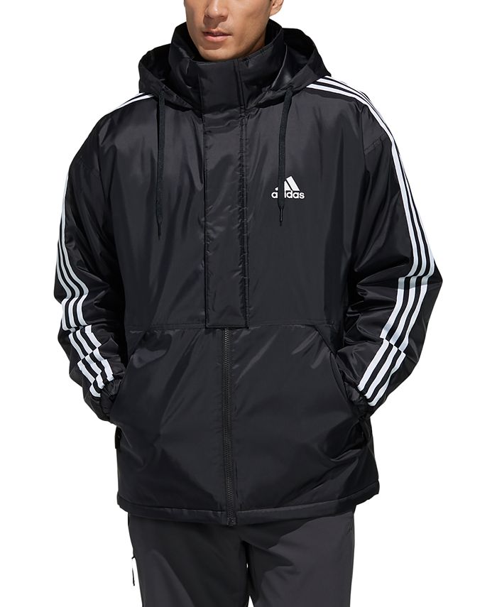 Adidas Men's Water Repellent Insulated Jacket Black Size Large