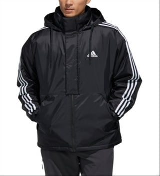 Adidas Men's Water Repellent Insulated Jacket Black Size Large