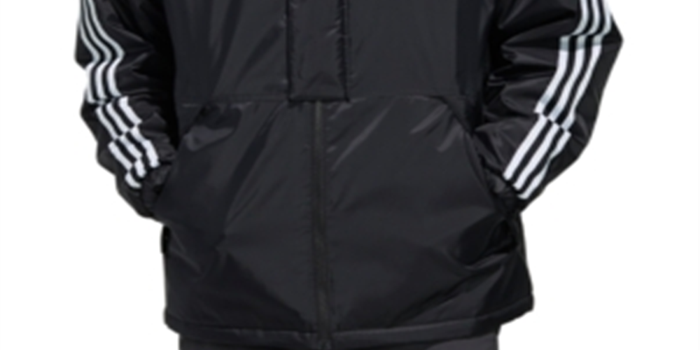Adidas Men's Water Repellent Insulated Jacket Black Size Large