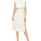 Marella Women's Sleeveless Belted Trench Dress White Size 14