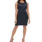 Tommy Hilfiger Women's  Petite Sequined Sheath Dress Blue Size 12 P
