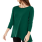 Alfani Women's High Low Tunic Green Size XX-Large