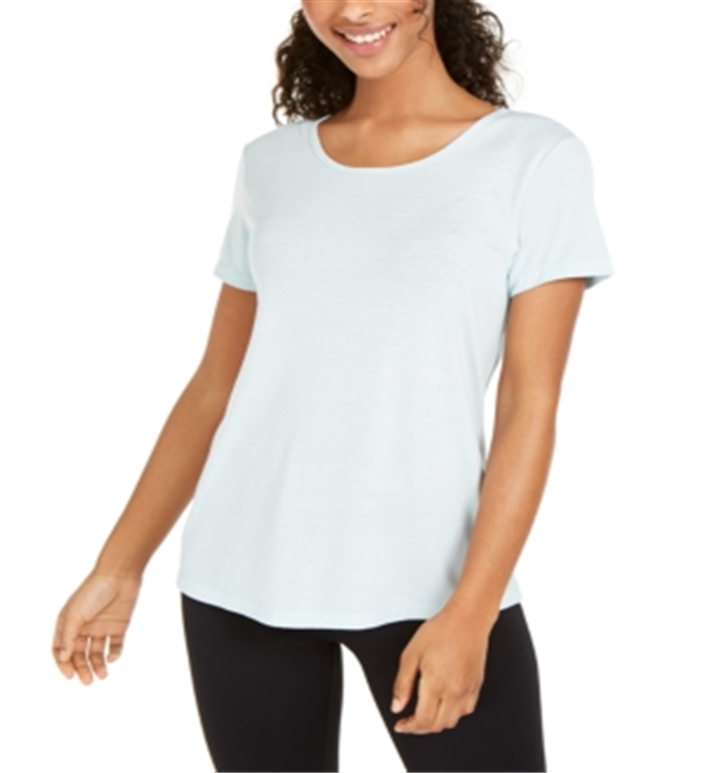 Ideology Womens Fitness Running Shirts & Tops Green Size M