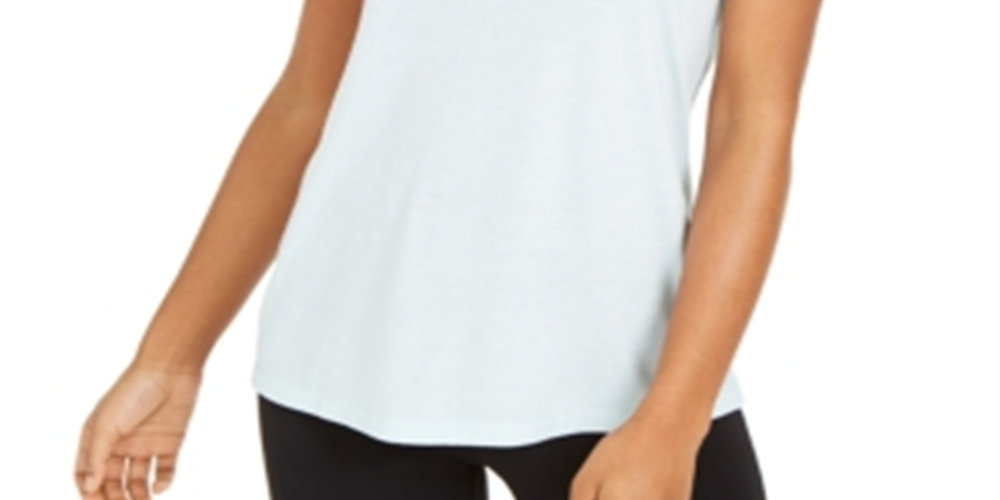 Ideology Womens Fitness Running Shirts & Tops Green Size M