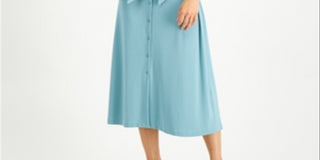 Alfani Women's Tie Front Dress Green Size XX-Large