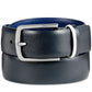 Original Penguin Men's Nappa Leather Buckle Dress Belt Blue Size 36