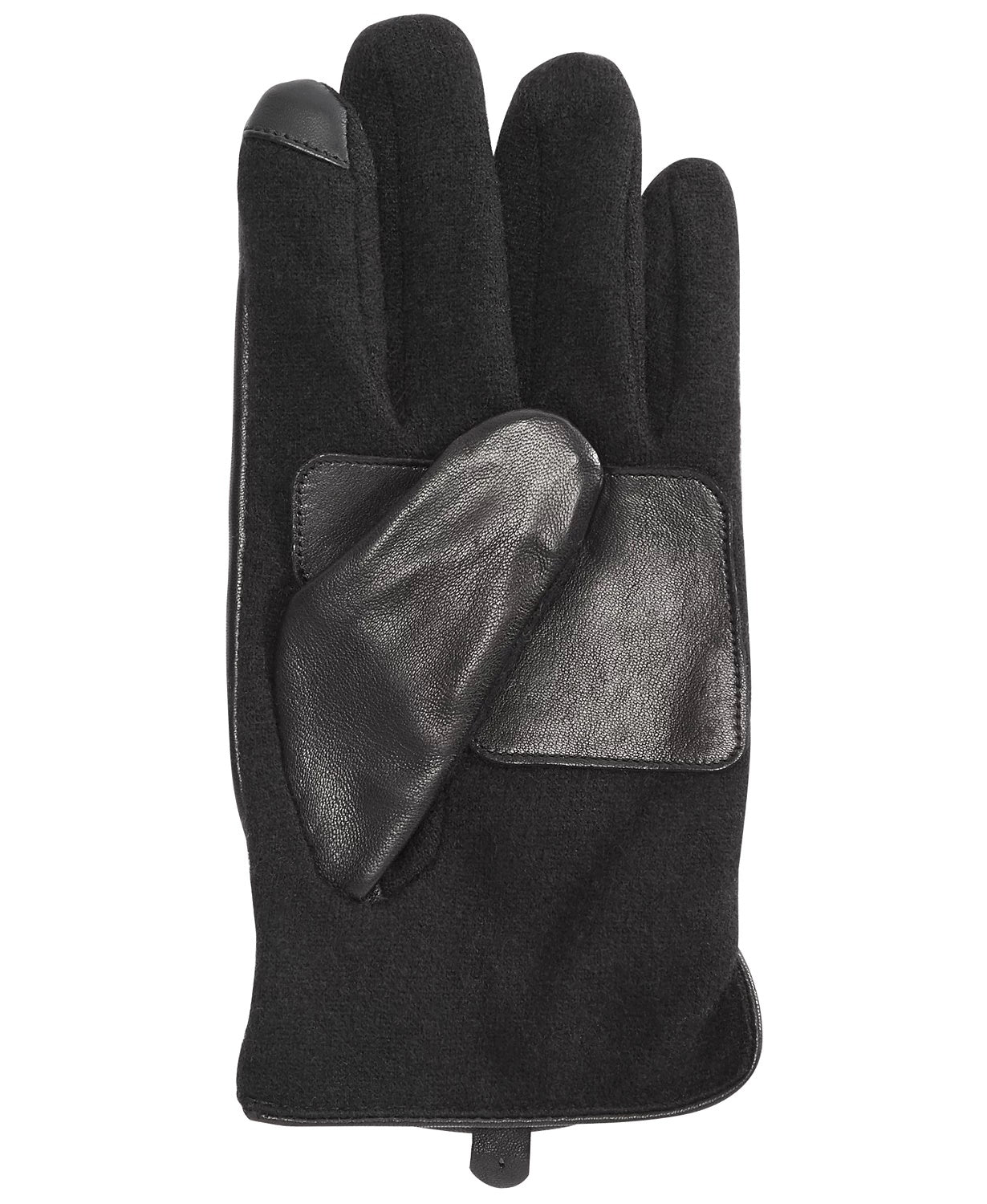 Polo Ralph Lauren Men's Nappa Hydrid Gloves Black Size X-Large