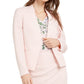 Calvin Klein Women's Asymmetrical Front Blazer Pink Size 2 Petite