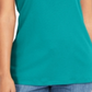 Karen Scott Women's Cotton Tank Top Blue Size Large