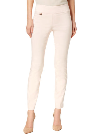 Alfani Women's Tummy Control Pull on Skinny Pants Pink Size 12