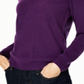 Charter Club Women's Crew Neck Cashmere Sweater Purple Size Petite Small