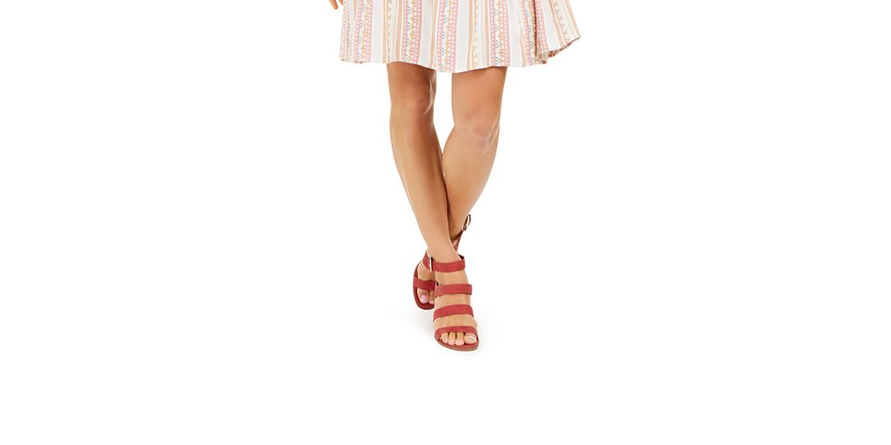 Style & Co Women's Printed Bell Sleeve Dress Pink Size Small