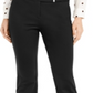 Alfani Women's Tummy Control Extended Tab Trousers Black Size 4