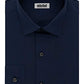 Kenneth Cole Men's Big and Tall Solid Dress Shirt Blue Size 3XL