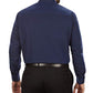 Kenneth Cole Men's Big and Tall Solid Dress Shirt Blue Size 3XL