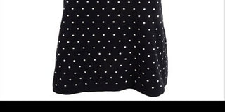 Anne Klein Women's Dot Print Sleeveless Top Black Size S
