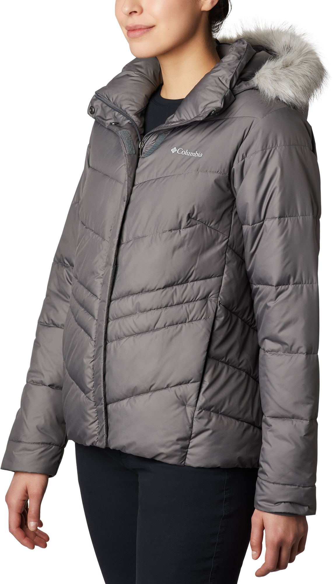 Columbia Women's Peak to Park Insulated Jacket Gray Size X-Small