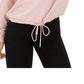 Hippie Rose Junior's Sherpa Lined Quarter Zip Sweatshirt Pink Size Large