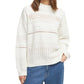 French Connection Women's Trista Pointelle Knit Pullover White Size Medium