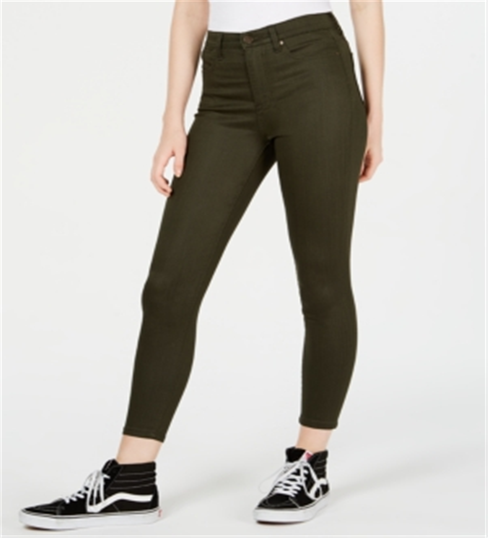 Celebrity Pink Junior's High Rise Ankle Skinny Jeans Green Size 5