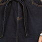 INC International Concepts Women's Paperbag Waist Denim Skirt Blue Size 6