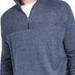 Weatherproof Vintage Men's Sweater Soft Touch Knit 1/4 Zip Pullover Blue  Size XL