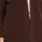 Style & Co Women's Button Side Oversized Cardigan Rich Truffle Sweter Brown Size Small