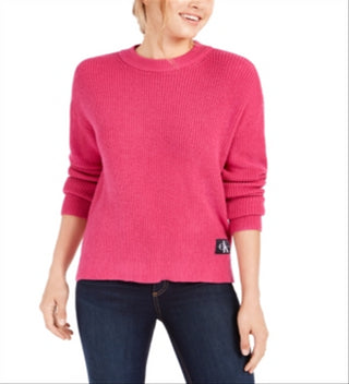 Calvin Klein Women's Crewneck Sweater Pink Size X-Small