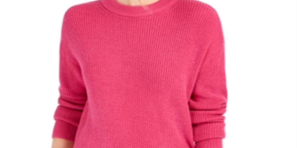 Calvin Klein Women's Crewneck Sweater Pink Size X-Small