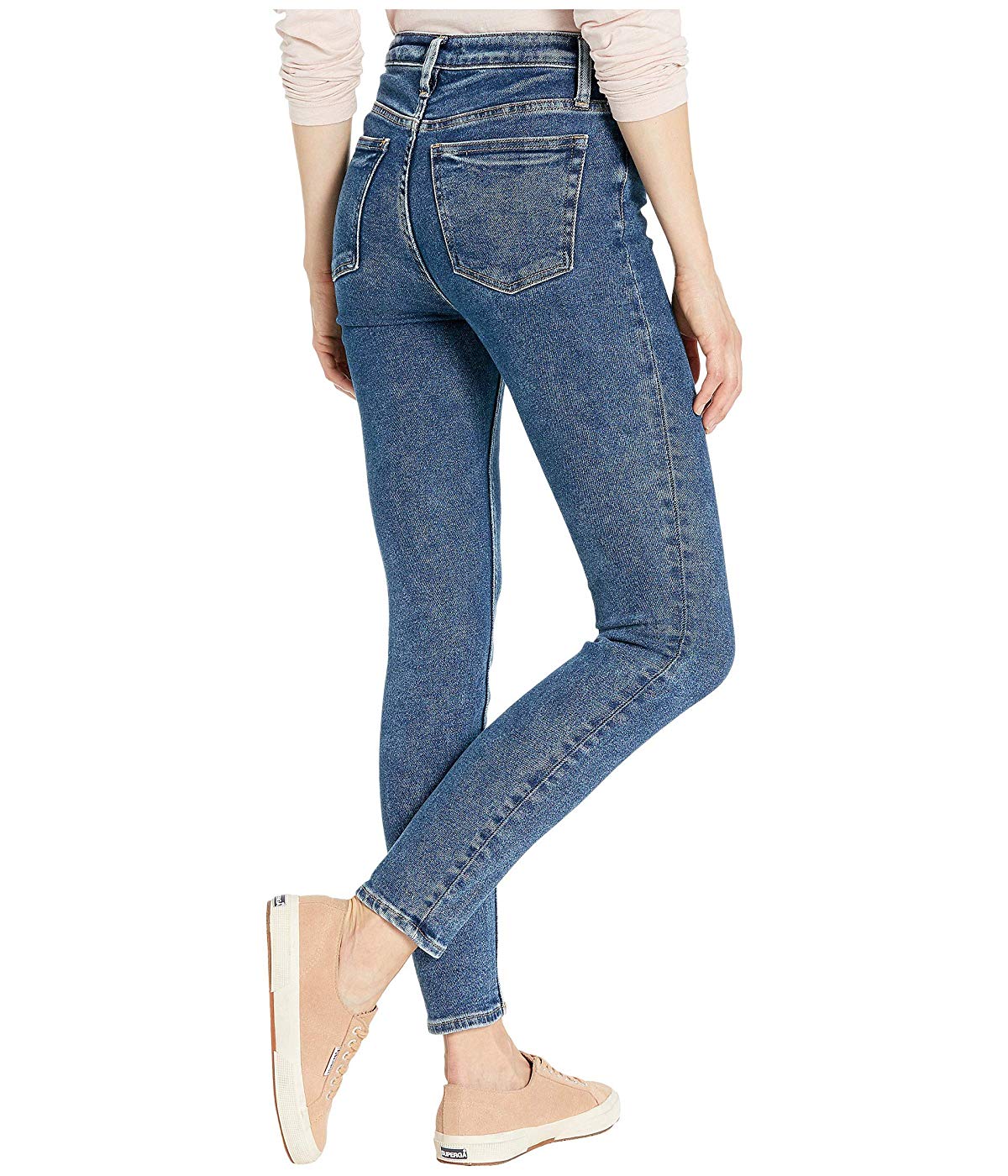 Silver Jeans Co. Women's High Note Skinny Jeans Blue Size 33
