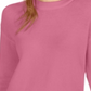 Calvin Klein Women's Crewneck Sweater Jeans Pink Size Small