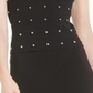 Bar III Women's Studded Sweater Tank Black Size X-Small