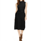 INC International Concepts Women's Belted MIDI Sweater Dress Black Size Large