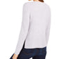 Calvin Klein Women's  Jeans V-Neck Chevron Sweater Blue Size S