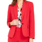 Nine West Women's One Button Blazer Red Size Large