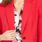 Nine West Women's One Button Blazer Red Size Large