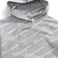 Champion Women's Logo Print Heritage Hoodie Gray Size X-Small