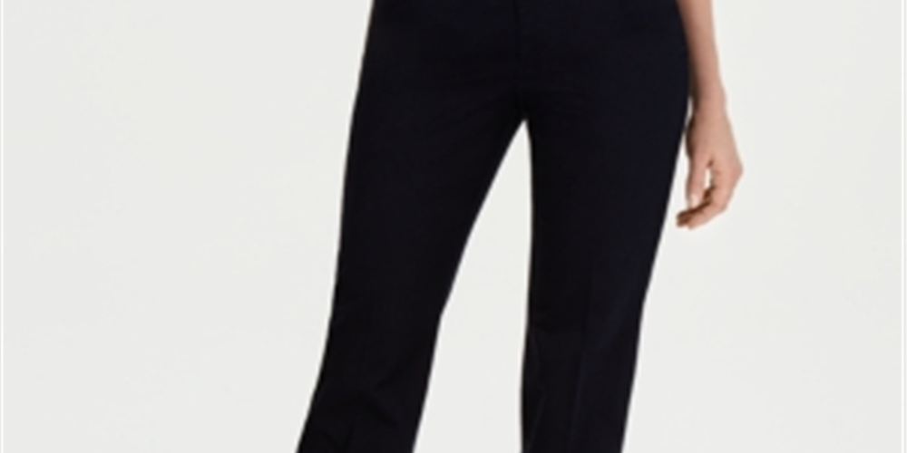 Charter Club Women's Tummy Control Trouser Navy Size 16