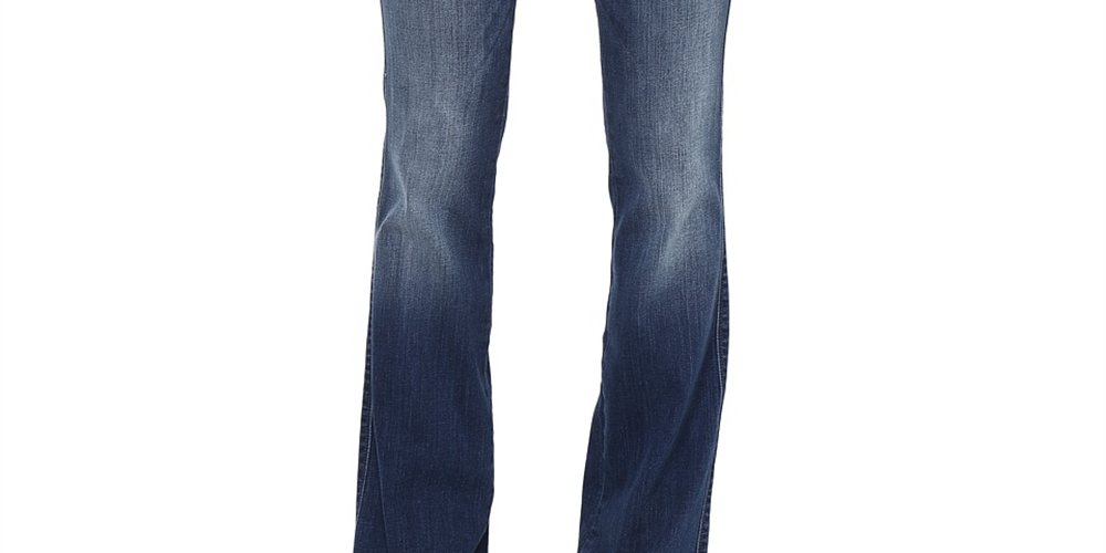 7 For All Mankind Women's Denim Pants Coastal Bootcut Jeans Blue Size 28