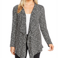 Vince Camuto Women's Drapey Open Front Cardigan Gray Size Medium