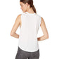 Free People  Women's Sleeveless Jewel Neck Tank Top White Size S